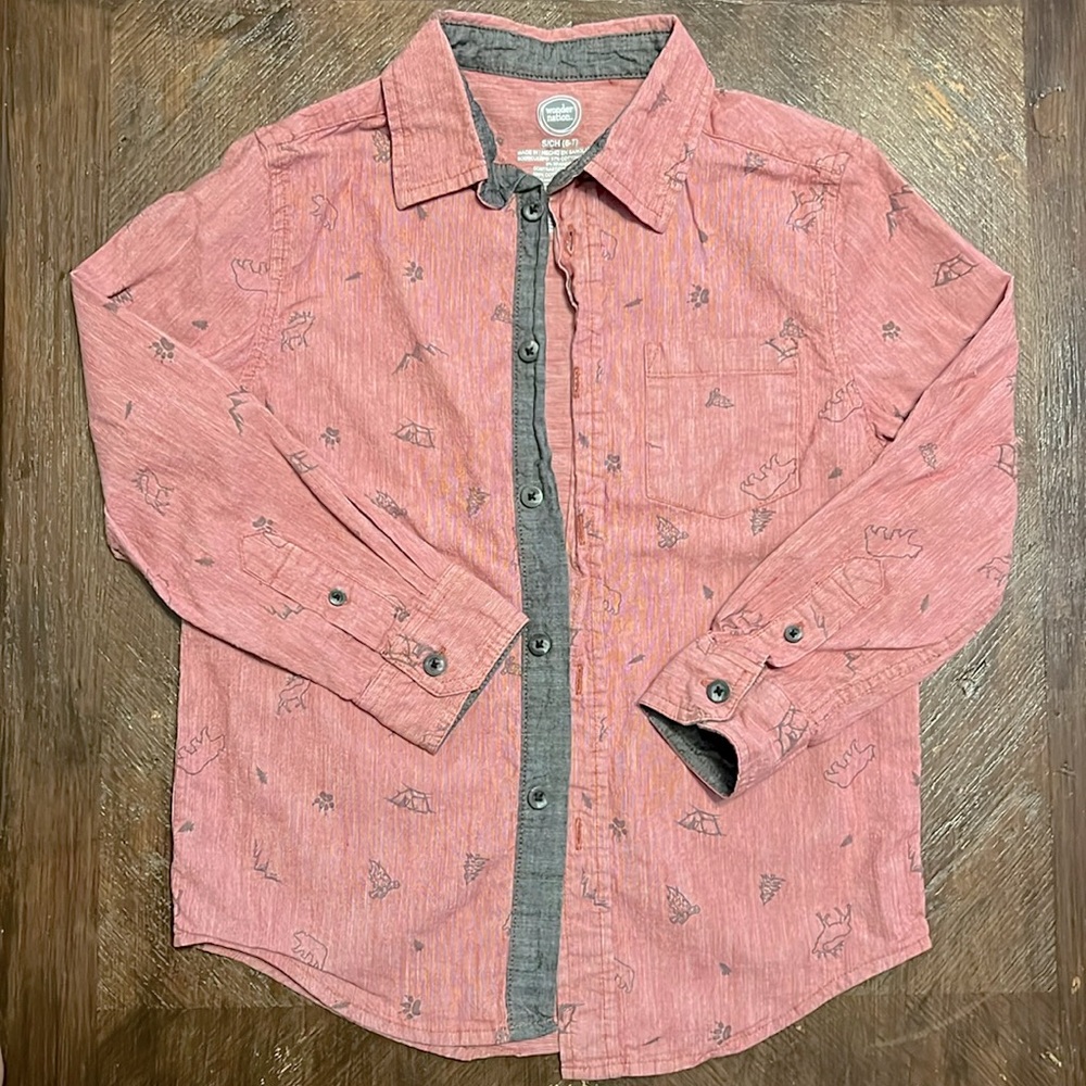Size 6-7 button down shirt